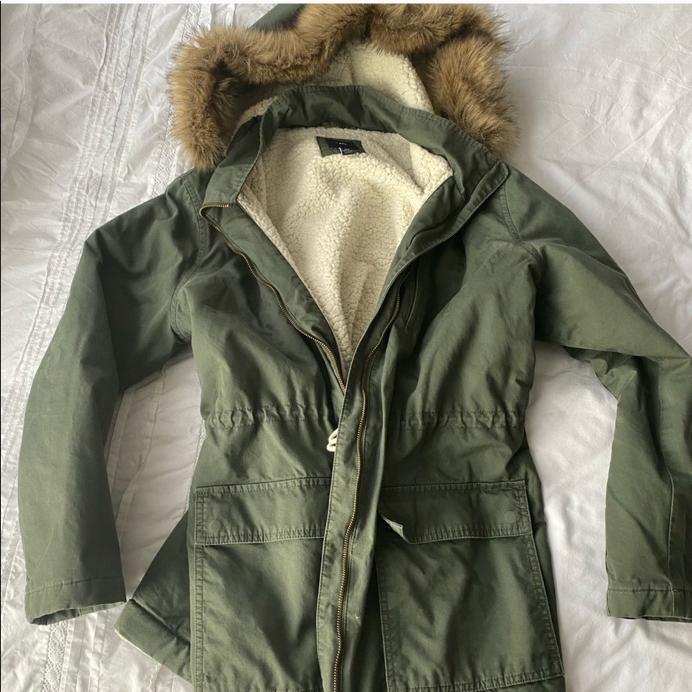 Gap Parka with Sherpa Lining